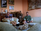 Osmany Laffita se svým partnerem Guyem, se kterým je tém tvrt století.