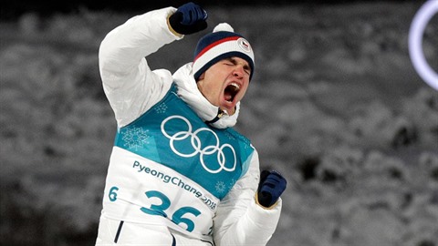 Stíbrný olympijský medailista Michal Krmá pi vyhláení neskrýval emoce.
