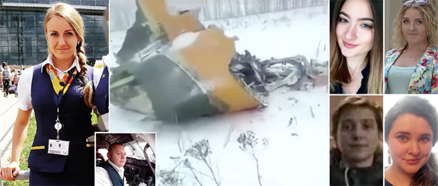 Letecká tragédie poblí Moskvy