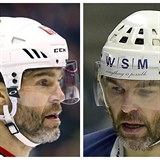 To je rozdíl. V pořádné helmě hrál Jaromír Jágr v NHL, za Kladno v takové lepší...