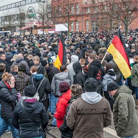 V Chotbuzi protestovali tisce lid.