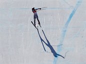 Ester Ledecká za to vzala na trati superobího slalomu naplno.