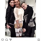 Se Simonou Krainovou a stylistou Janem Pokorným v roce 2014. To ještě nevěděla,...