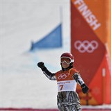 Ester Ledecká ovládla superobří slalom na snowboardu. Má druhé olympijské zlato!
