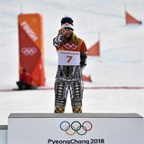Ester Ledecká ovládla po sjezdařském superobřím slalomu i paralelní obří slalom...
