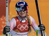 Svtová ampionka v alpském lyování a olympijská vítzka Lindsay Vonnová...