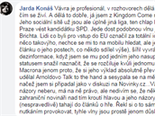 Jaroslav Koná tímto komentáem rozpoutal ostrou výmnu názor.