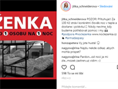 Nocleenkou se na Instagramu pochlubila i hereka Jitka Schneiderová.