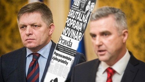 Robert Fico panikaí tváí v  tvá napojení svých spolupracovník na mafiánské...