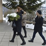 Pohřeb Martiny Kušnírové, přítelkyně Jána Kuciaka.