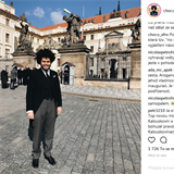 Dominik Feri a jeho status na Instagramu.