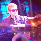 Elton John na vystoupen v Las Vegas.