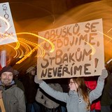 Protesty probhly i v Hradci Krlov