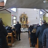Obřad probíhal v kostelíku v Bardějově.