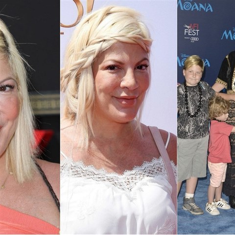 Tori Spelling a jej poetn rodina.