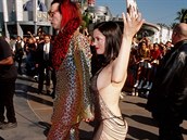 Rose a Marilyn Manson na cenách MTV v roce 1998.