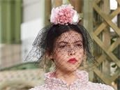 Jana Tvrdíková na pehlídce Chanel jaro-léto 2018.