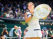Marion Bartoliová ovládla Wimbledon v roce 2013.