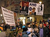 Ostravské ulice oily demonstranty odmítajícím vzájemnou úelovou spolupráci...