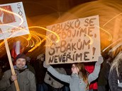 Protesty probhly i v Hradci Králové