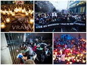 V Bratislav protestovalo pes 20 tisíc lidí proti vlád premiéra Fica. Po celé...