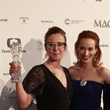 Cenu pro nejlepší herečku ve vedlejší roli převzala Petra Špalková za film Bába...