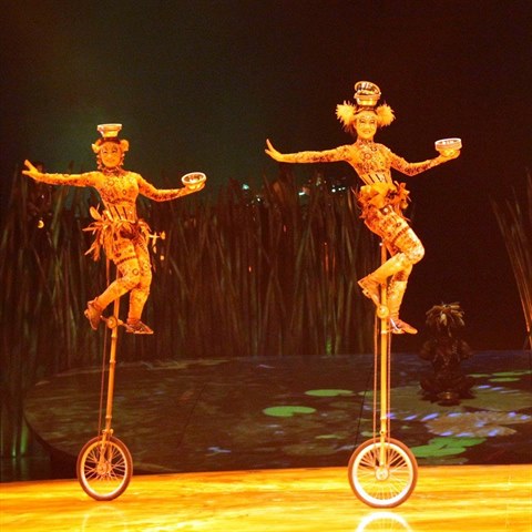 Vystoupen Cirque du Soleil jsou rznorod.