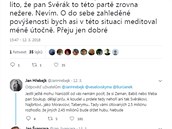 Hebejk s Veselovským se do sebe pustili na Twitteru.