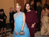 Barbora Poláková se zdr�ela na kus �e�i s t�hotnou Jitkou �van�arovou.