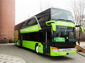 Zelené autobusy Flixbus jezdí u po celé Evrop.