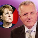 Miroslav Macek nmeckou kanclku Angelu Merkelovou v lsce nem.