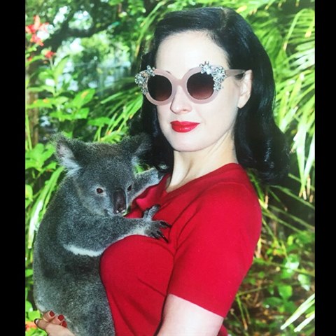 Dita von Teesemiluje Austrlii, kde m spoustu fand.