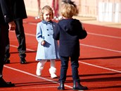 Princ Albert II. a princezna Charlene z Monaka.