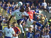 Za reprezentaci si Tomá epka zahrál na EURO 2000 - a to i proti Francii,...