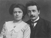 Albert Einstein a Mileva Mariová.