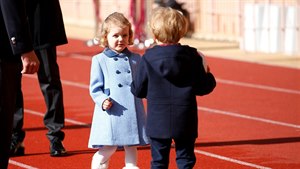 Princ Albert II. a princezna Charlene z Monaka.