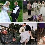 Tohle jsou nejpodivnější fotky z ruský svateb.