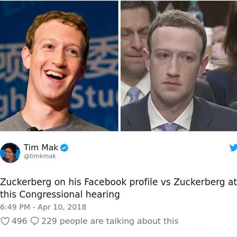 Rozdl mezi Zuckerbergovm profilovm obrzkem na Facebooku a jeho vrazem v...