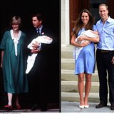 Vidte tu podobnost? V roce 1982 pi narozen prince Williama Diana oblkla...