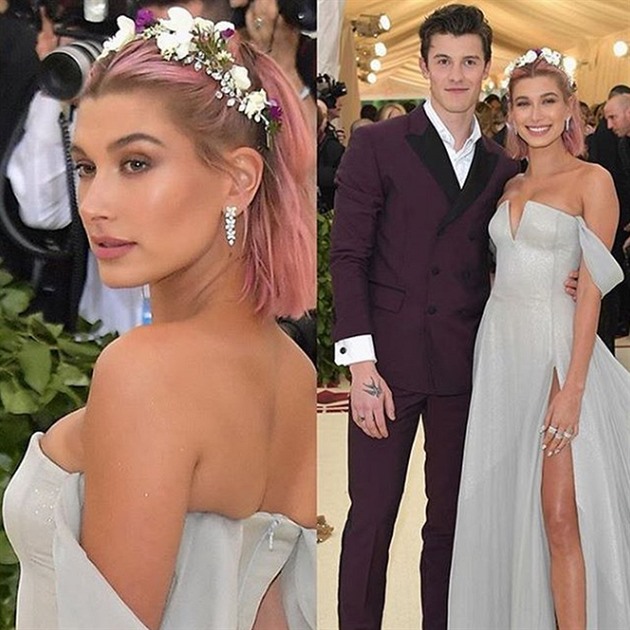 Hailey Baldwin a Shawn Mendes na Met Gala 2018