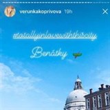 Veronika Kopivov dvala na Instagram, e je v Bentkch.