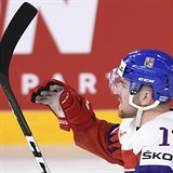 Dvacetiletý obránce Filip Hronek je novou tváří hokejové reprezentace. Proti...
