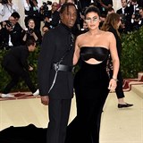 Kylie Jenner a Travis Scott na Met Gala 2018