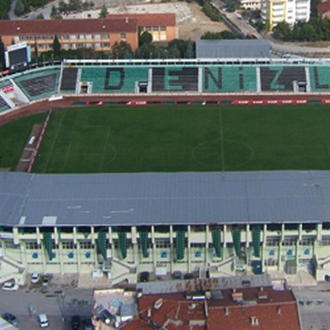 Fotbalov svatostnek Denizlisporu.