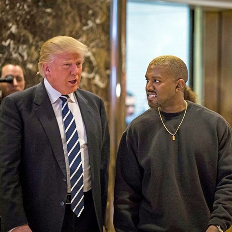 Kanye West je velkm fanoukem Donalda Trumpa.