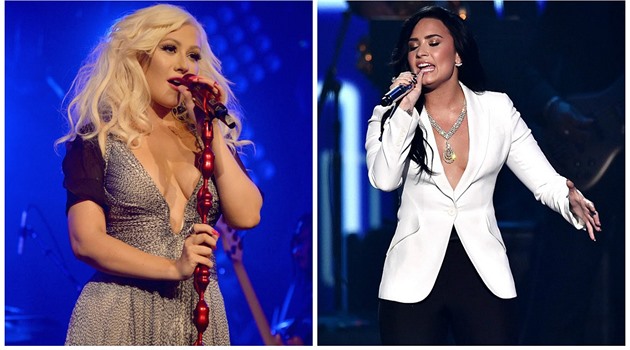 Christina Aguilera a Demi Lovato