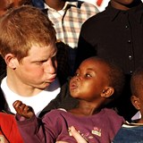 V africkém Lesothu se Harry našel, pořádá tam mnoho charitativních projektů.