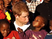 V africkém Lesothu se Harry nael, poádá tam mnoho charitativních projekt.