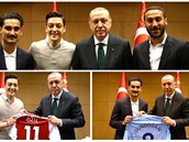 Nmetí fotbalisté se fotili s Erdoganem a problém je na svt.