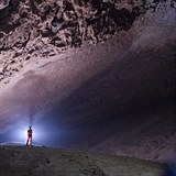 Jeskyn, kter se jmenuje Miao Room, se nachz v hornat oblasti Guizhou v...